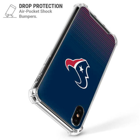 NFL Houston Texans Breakaway iPhone XS Max Clear Case